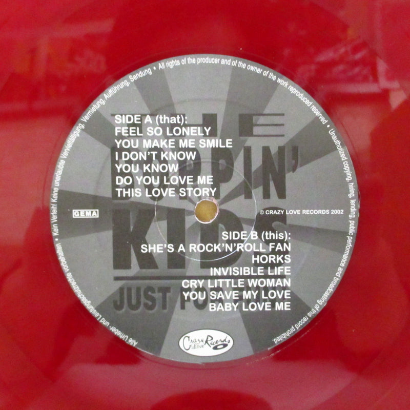 BOPPIN' KIDS, THE (ザ・ボッピン・キッズ)  - Just For Fun ! (German 100 Limited Reissue Clear Red Vinyl LP)
