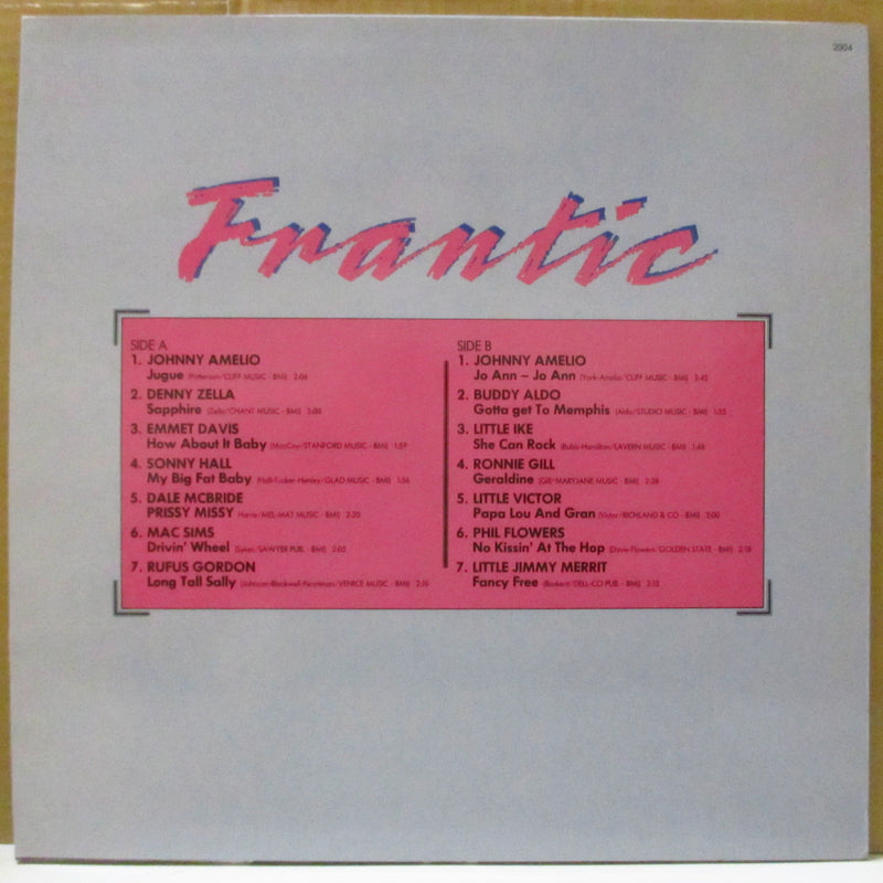 V.A. ('50〜'60年代カルトR&B、R&Rコンピ)  - Frantic (EU 90's 再発 LP)