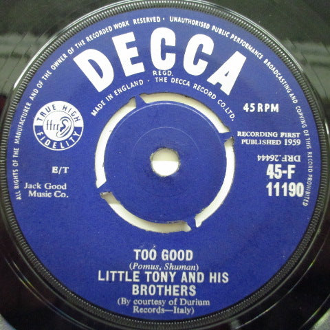 LITTLE TONY & THE HIS BROTHERS-Foxy Little Mamma (UK Orig)