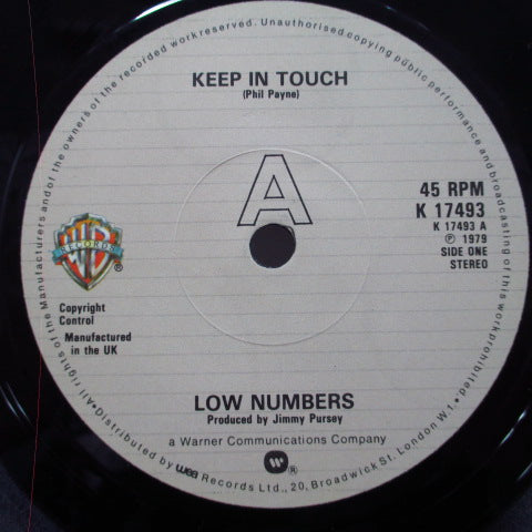 LOW NUMBERS - Keep In Touch (UK Orig.7")