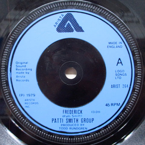 PATTI SMITH GROUP (パティ・スミス・グループ)  - Frederick (UK Orig.7")