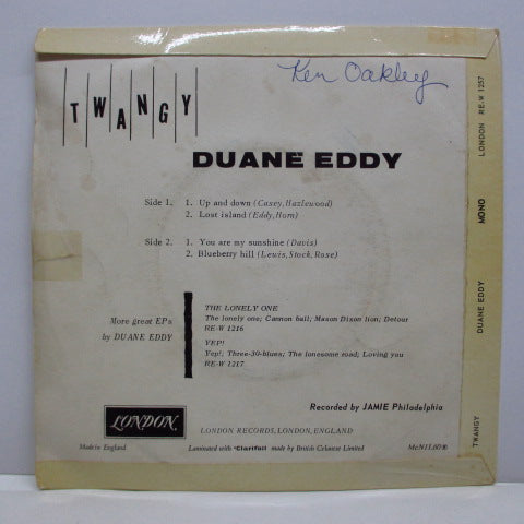 DUANE EDDY - Twangy (UK Orig.EP/CFS)