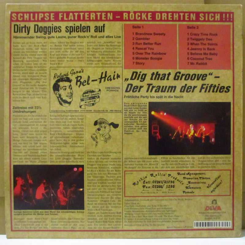 DIRTY DOGGIES (ダーティ・ドギーズ)  - Dig That Groove (German Orig.LP)