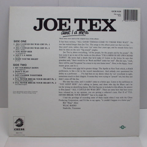 JOE TEX - Ain't I A Mess (60's Comp.)