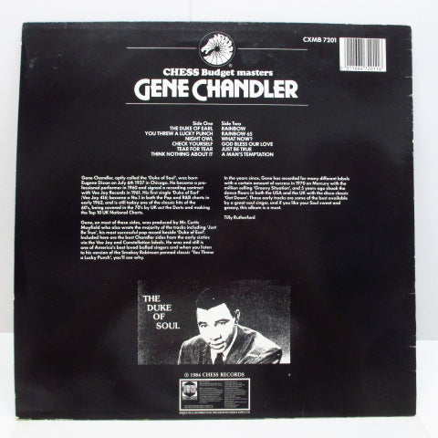 GENE CHANDLER (ジーン・チャンドラー)  - The Duke Of Soul / Chess Budget Masters (UK Orig.Mono LP)