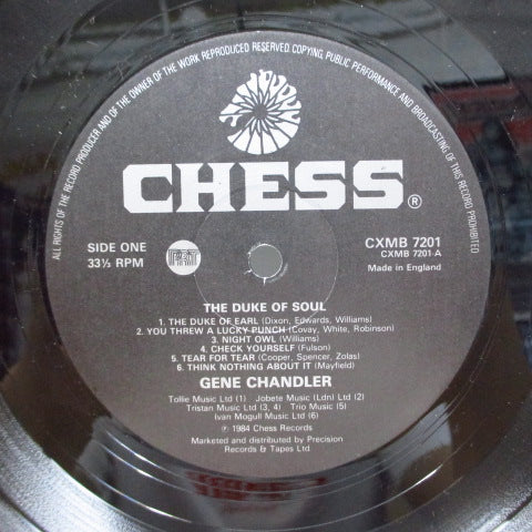 GENE CHANDLER (ジーン・チャンドラー)  - The Duke Of Soul / Chess Budget Masters (UK Orig.Mono LP)