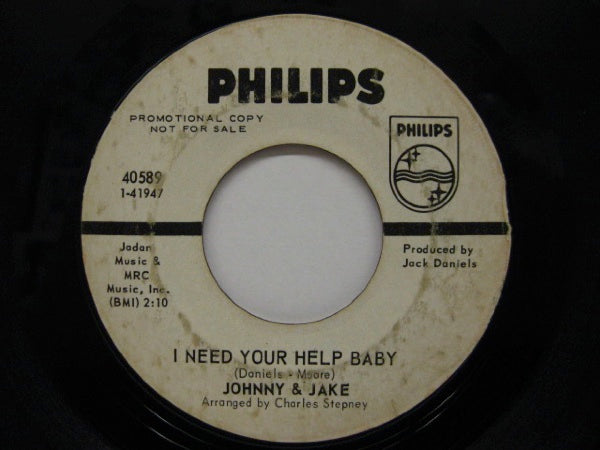JOHNNY & JAKE - I Need Your Help Baby