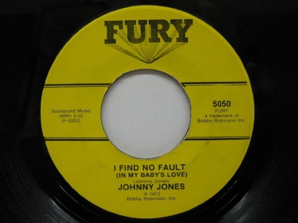 JOHNNY JONES - I Find No Fault / Tennessee Waltz