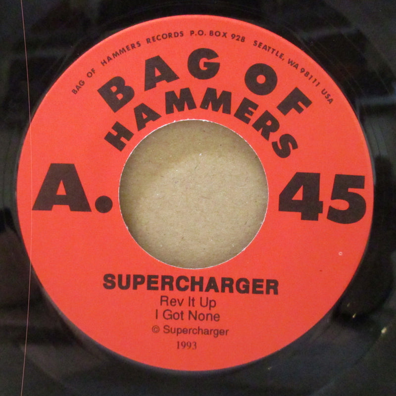 SUPERCHARGER - Rev It Up! (US Orig.7"+白黒PS)