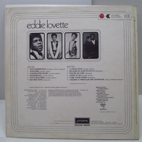 EDDIE LOVETTE-S.T. (UK Orig.Mono LP / CS)