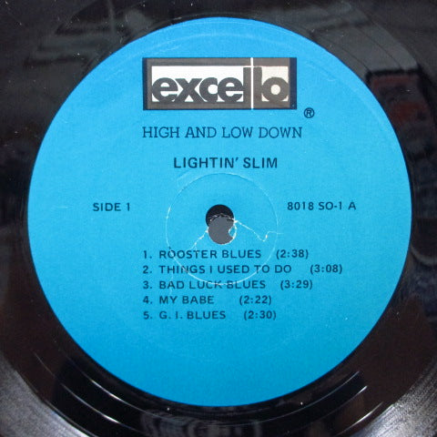 LIGHTNIN' SLIM - High & Low Down (US 80's Re LP)