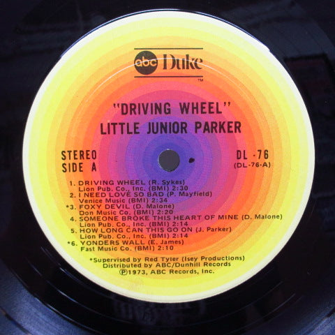 LITTLE JUNIOR PARKER (ジュニア・パーカー) - Driving Wheel (US '73 ABC Duke Re LP)