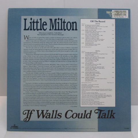 LITTLE MILTON - If Walls Could Talk (US:80's Re)