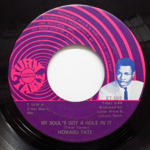 HOWARD TATE - It's Too Late / My Soul's Got A Hole In It