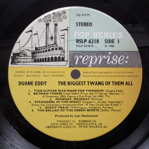 DUANE EDDY - The Biggest Twang Of Them All (UK Orig.Stereo LP/CFS)