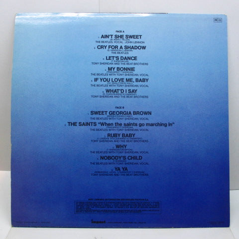 BEATLES (FEATURING TONY SHERIDAN) (ビートルズ・ウィズ・トニー・シェリダン)- The Beatles First (FRANCE 80's Reissue/Blue CVR)