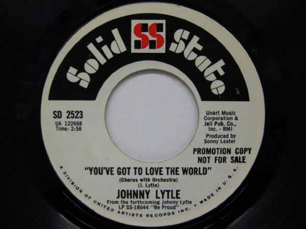 JOHNNY LYTLE - You've Got To Love The World (Promo)