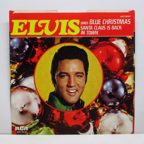 ELVIS PRESLEY - Blue Christmas (US '77 Reissue 7"+PS)