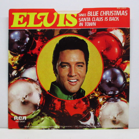 ELVIS PRESLEY - Blue Christmas (US '77 Reissue 7"+PS)
