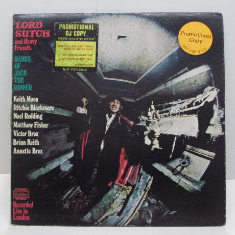 LORD SUTCH AND HEAVY FRIENDS - Hands Of Jack The Ripper (US Rare Promo LP/GS)