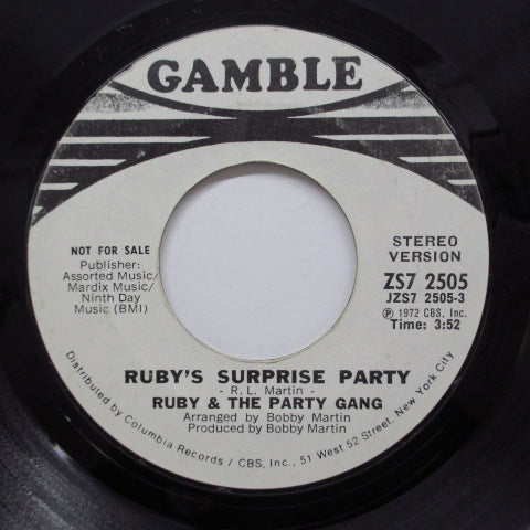 RUBY ＆ THE PARTY GANG (ルビィ＆パーティ・ギャング)  - Ruby's Surprise Party (Promo)