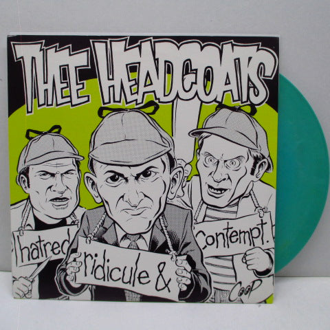 HEADCOATS - Hatred, Ridicule & Contempt (US Ltd.Green Marble Vinyl 7"+PS)