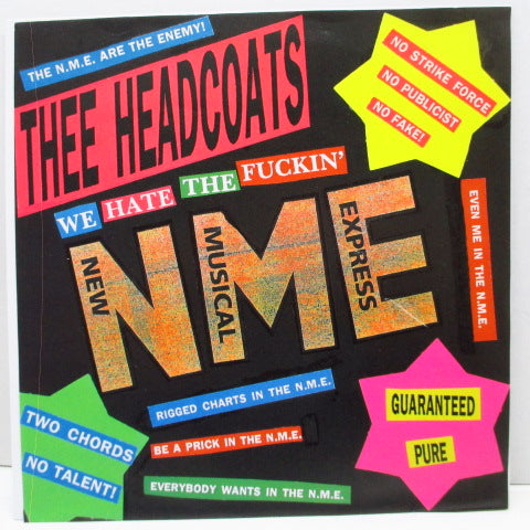 HEADCOATS - (We Hate The Fuckin') N.M.E. (UK Orig.7"+PS)