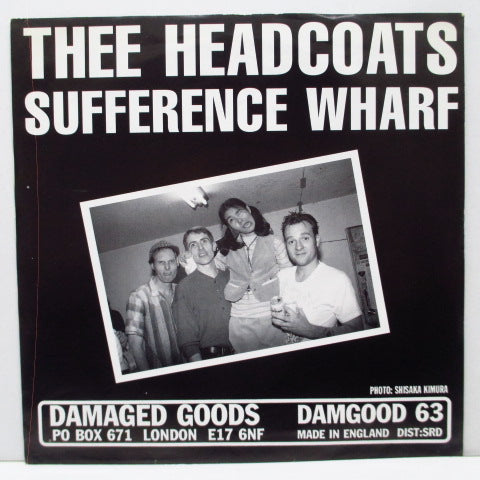 HEADCOATEES / HEADCOATS (ヘッドコーティーズ / ヘッドコーツ) - Split (UK オリジナル 7"+PS/DAMGOOD 63)