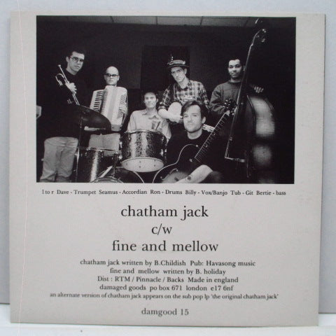 BILLY CHILDISH And The Blackhands  - Chatham Jack (UK Orig.7"+PS)