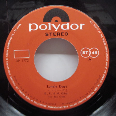BEE GEES (ビージーズ) - Lonely Days (Japan Orig.7")