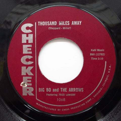 BIG BO & THE ARROWS(BIG BOB KORNEGAY) - I Done Got Over It (Orig.Maroon Label)