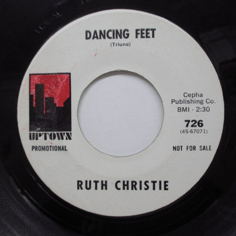 RUTH CHRISTIE (ルース・クリスティ)  - Dancing Feet (Promo 7"/Uptown-726)