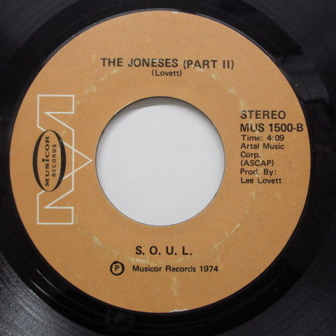 S.O.U.L. (Sounds Of Unity and Love)-The Joneses (Part.1 & 2) (Orig)