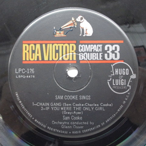 SAM COOKE (サム・クック)  - Sam Cooke Sings / Chain Gang +3 (US Orig.33rpm Mono EP)