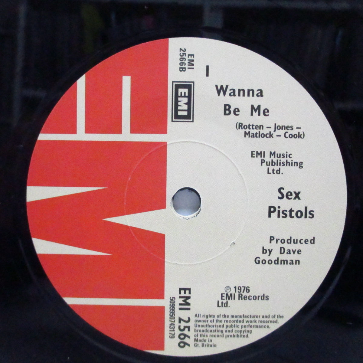 SEX PISTOLS (セックス・ピストルズ)  - Anarchy In The U.K. (EU '07「30周年記念再発」180g 7"+固紙折り返しジャケ)