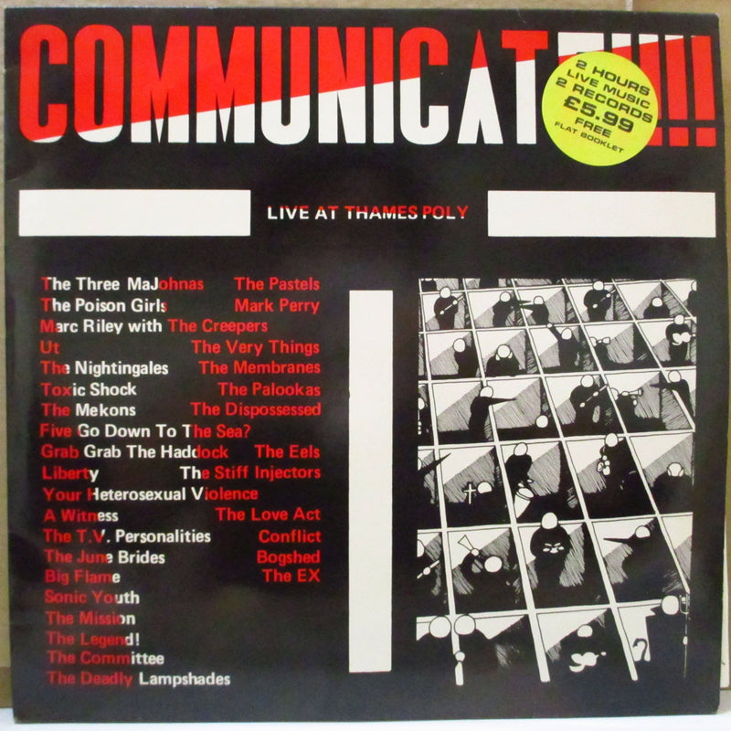 V.A. - Communicate!!!! - Live At Thames Poly (UK Orig.2xLP)