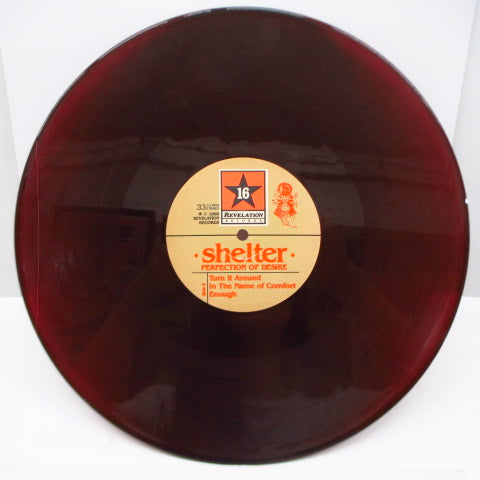 SHELTER (シェルター) - Perfection Of Desire (US 1020枚限定マルーンヴァイナルLP+インサート)