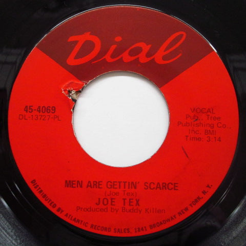 JOE TEX - Men Are Getting Scarce (Orig.Red Logo)