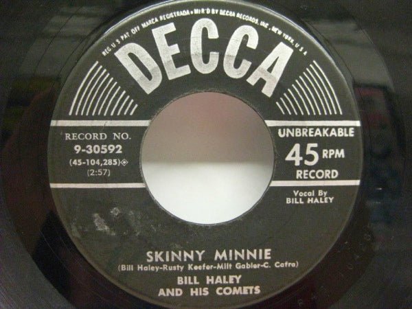 BILL HALEY & HIS COMETS - Skinny Minnie (Orig)