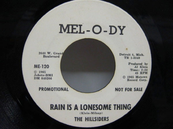 HILLSIDERS - Rain Is A Lonesome Thing