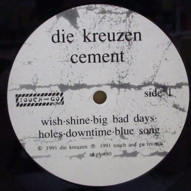 DIE KREUZEN (ディー・クロイツェン)  - Cement (EU オリジナル LP+マットソフト紙インサート)