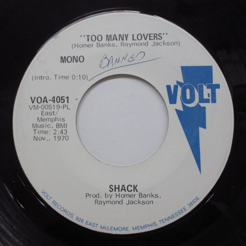 SHACK - Too Many Lovers (Promo)