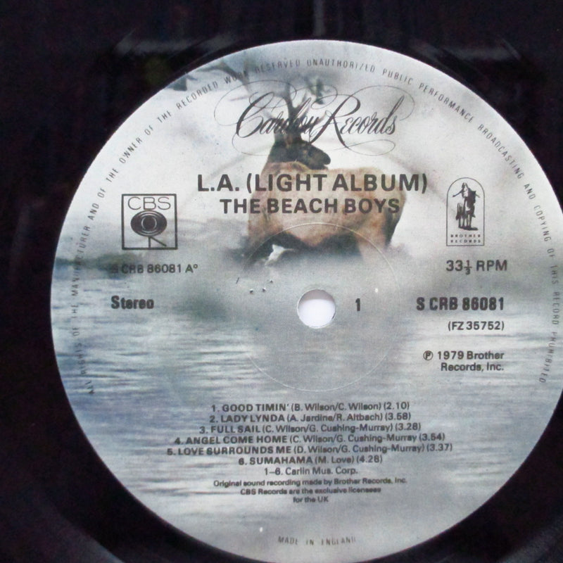 BEACH BOYS (ビーチ・ボーイズ)  - L.A. (Light Album) (UK オリジナル LP+インナー)
