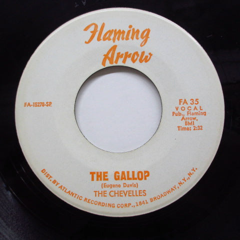 CHEVELLES / GLORIA WALKER - The Gallop (Promo Orange Script Logo)