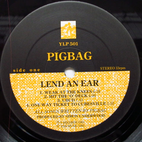PIGBAG - Lend An Ear (UK Orig.LP)