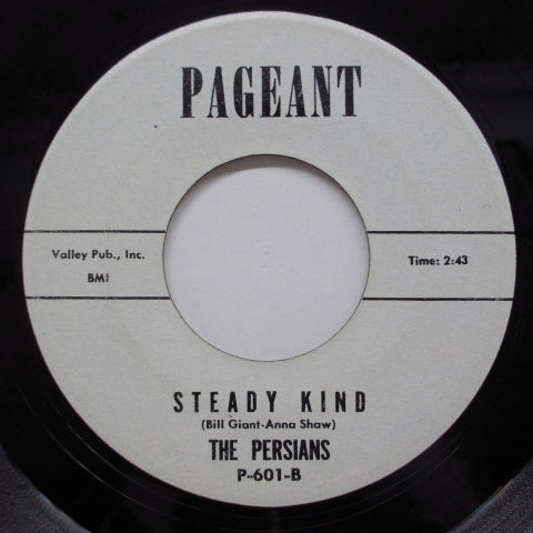 PERSIANS - Steady Kind (US Promo)