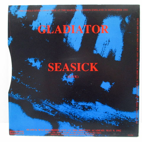 JESUS LIZARD, THE (ジーザス・リザード) - Gladiator (UK オリジナル 7")