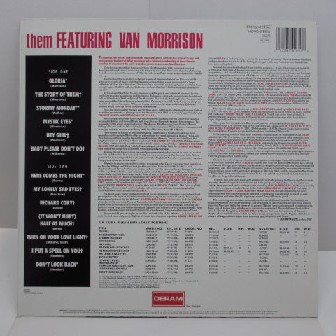 THEM (ゼム) - Them Featuring Van Morrison (DUCTH.Comp.)