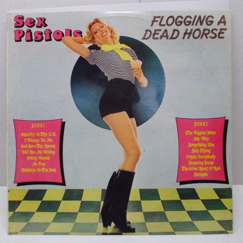 SEX PISTOLS - Flogging A Dead Horse (Portugal Orig.LP/Promo Stamp Lbl.)