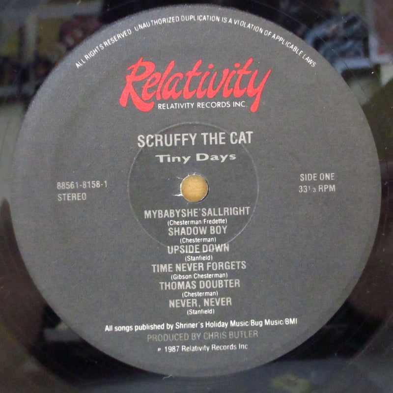SCRUFFY THE CAT (スクラフィー・ザ・キャット)  - Tiny Days (US オリジナル LP+インナー)